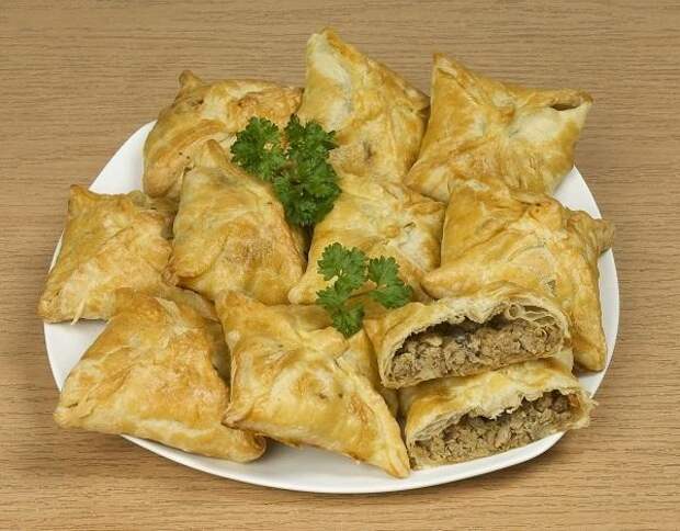 Пирожки-конвертики с мясом и грибами/Фото: А. Соколов/BurdaMedia