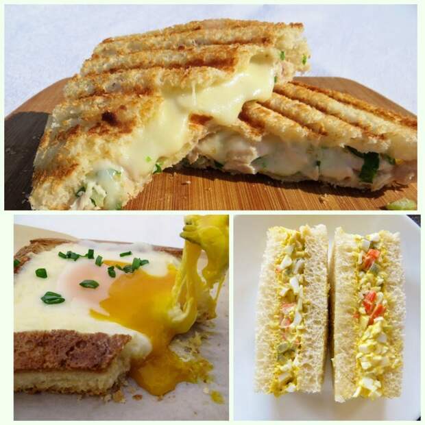 Три рецепта вкусных бутербродов на завтрак (не для ленивых) Завтрак, Еда, Бутерброд, Вкусно, Приготовление, Рецепт, Длиннопост, Другая кухня, Видео
