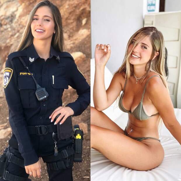 Красивые девушки в униформе и без неё