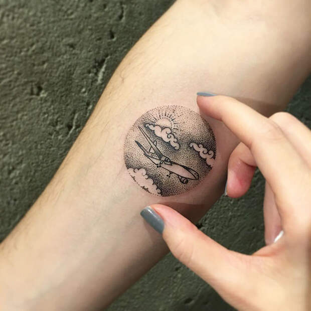 Miniature Circular Tattoo