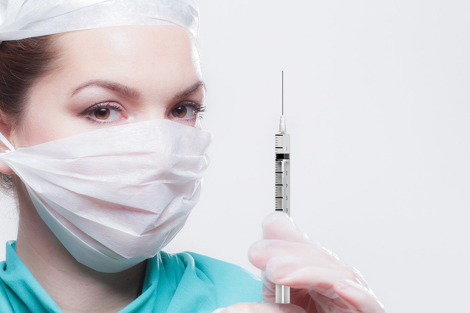 Женщина, Специалиста, Шприц, Медсестра, Врач, Вакцина
