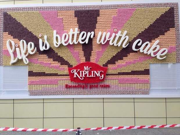 Mr. Kipling unveil ‘edible billboard’ ad as part of new marketing campaign
