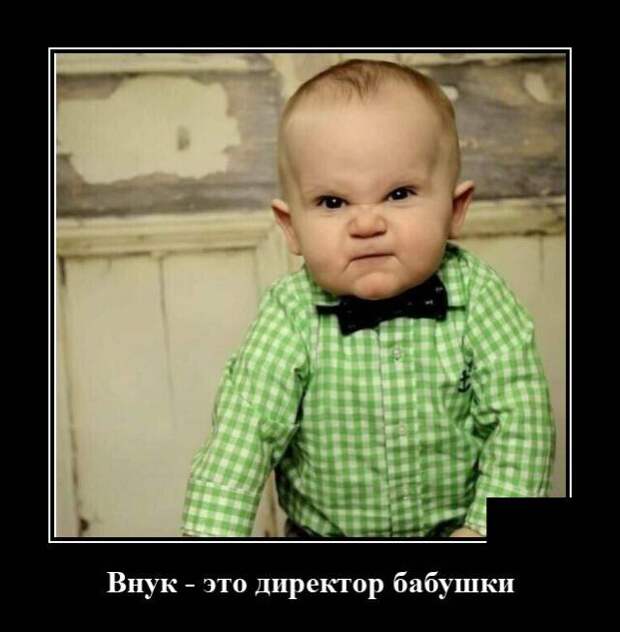 Демотиватор про внуков