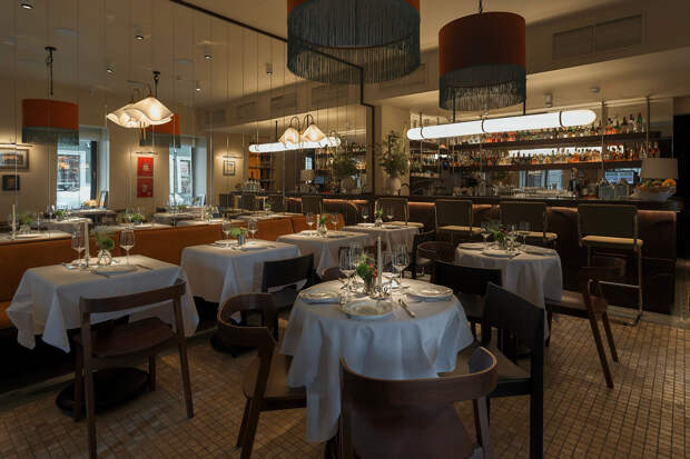 Интерьер Bistro Trompette