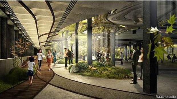 Проект подземного парка Lowline в Нью-Йорке 