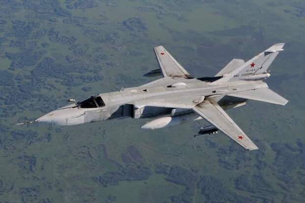 Дозаправка Су-24МР в воздухе