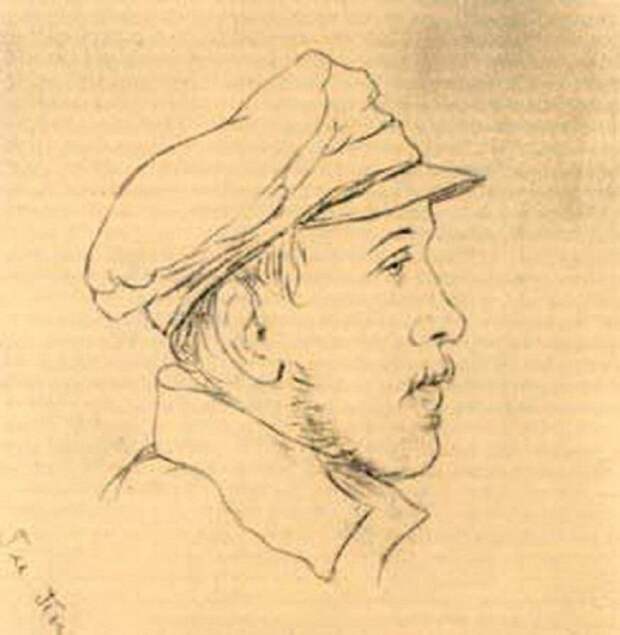 9. Портрет Лермонтова работы однополчанина Д.П. Палена (1840).jpg