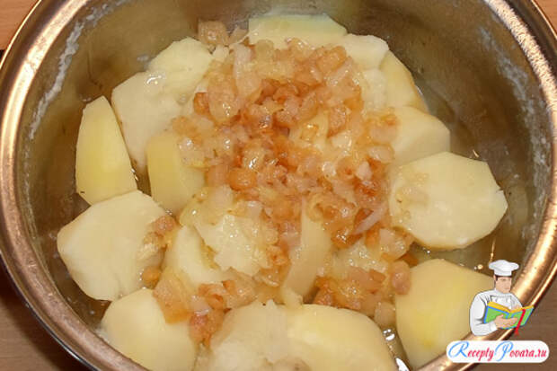 Добвляем лук с шкарками