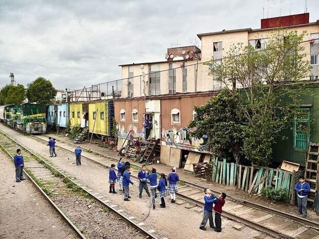 Adolfo López Mateos Primary School, Мехико, Мексика дети, игровые площадки, мир, путешествия, страны
