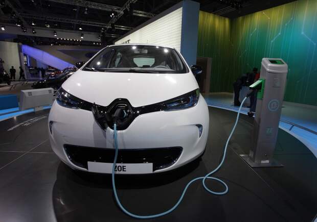 Renault ZOE с электрическим двигателем