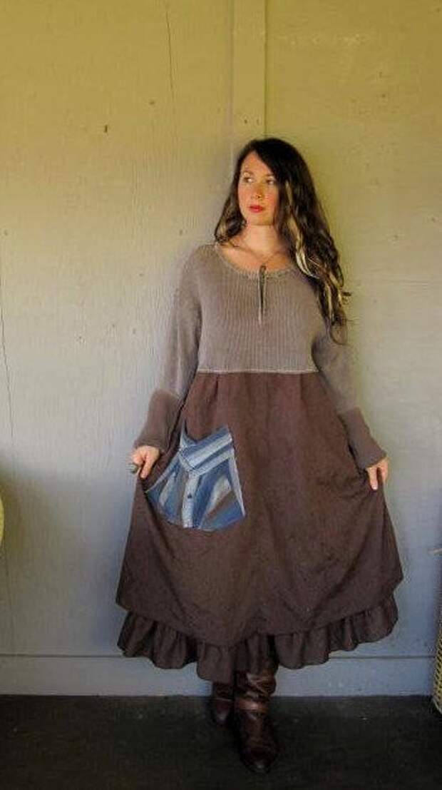 XL1X2X plus size Eco upcycled clothing by lillienoradrygoods,: 