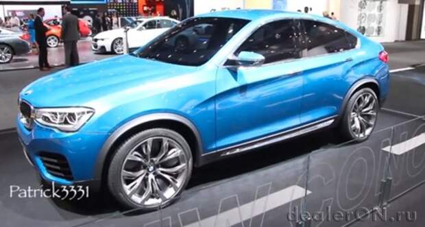 Концепт кроссовера BMW X4 на Дубайском автосалоне [Видео]