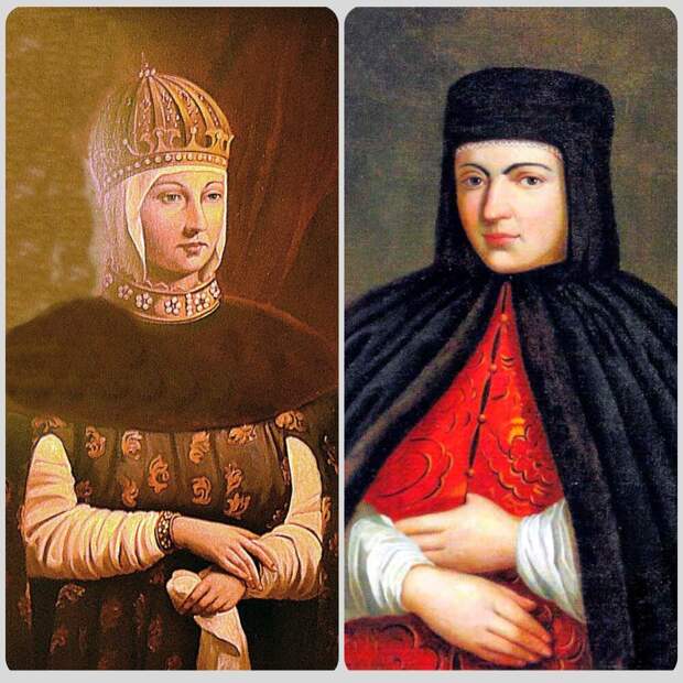 Мария Милославская и Наталья Нарышкина