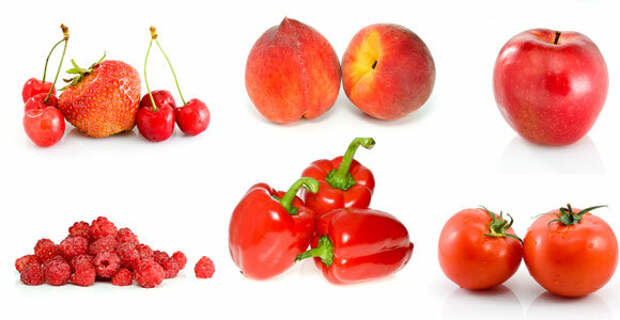 Красные фрукты и овощи. Помидоры, клубника и другие продукты такой окраски ежедневно включайте в рацион. Это мощные антиоксиданты.