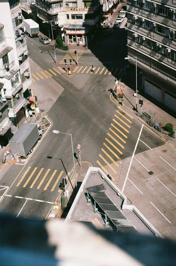 Пешеходный "тигр" в Гонконге 
