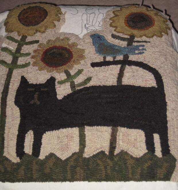 cat in the sunflowers (656x700, 364Kb)