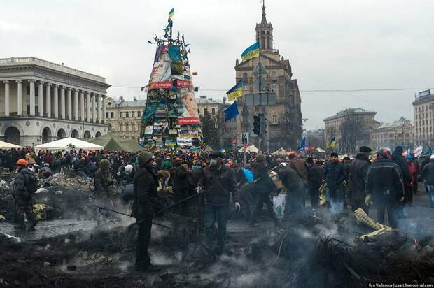 2014 год, Майдан, Киев. Фото АР.