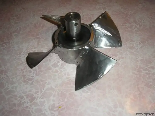 вот такой ротор. Отбалансировать и готово!