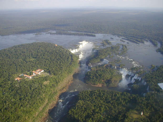 Aerial-view-of-Iguazu-falls
