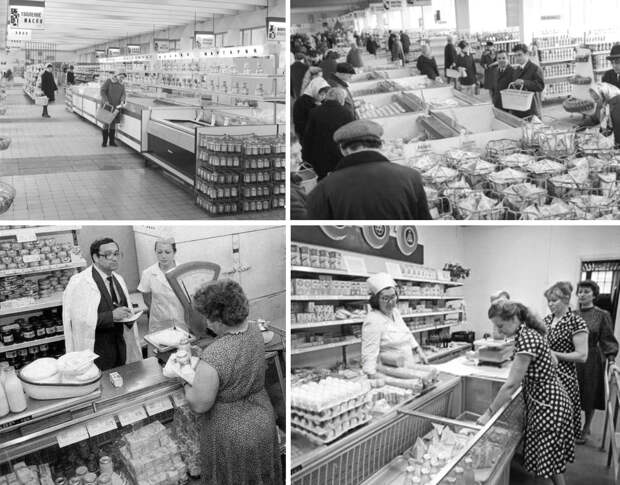 Вечная нищета советских магазинов.