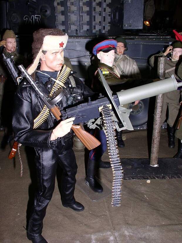 куклы, миниатюра, терминатор