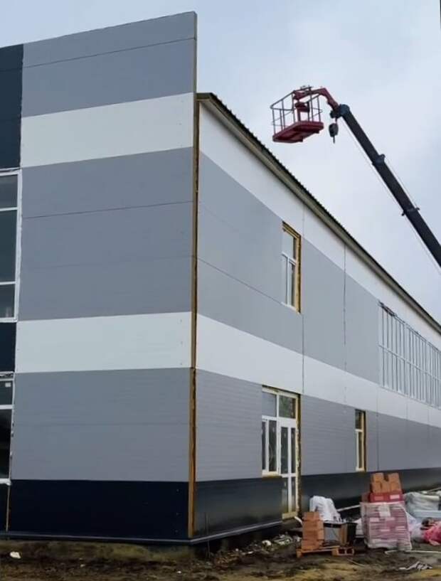 В Кошехабле строят спортивный зал тяжелой атлетики площадью 800 квадратных метров