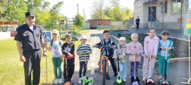 В селе Крыловка Оренбургской области  прошла акция «Осторожно! Дети за рулем!»
