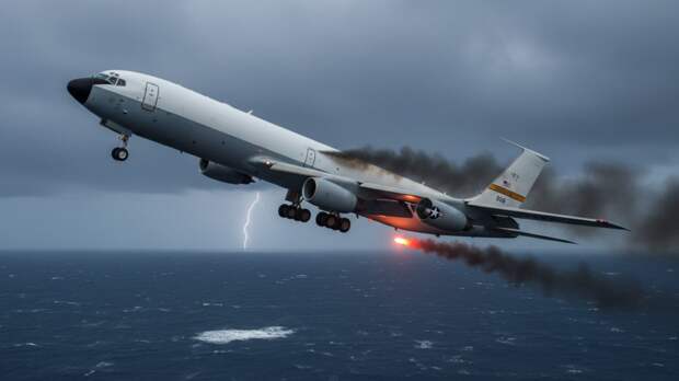 North Norfolk News: ядерный разведчик США подал сигнал бедствия около Британии