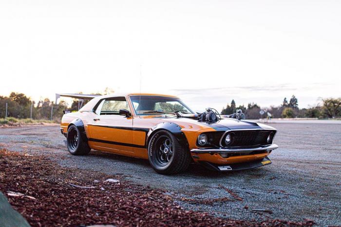 Классический Ford Mustang Twin-Turbo 1969 готов шокировать