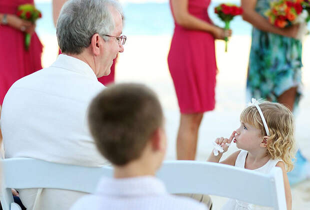 This Flower Girl On The Duty