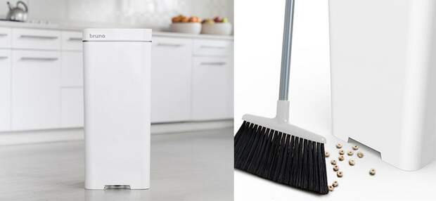 Bruno – мусорная корзина с функцией пылесоса