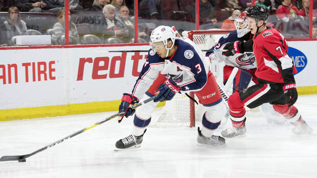«Коламбус» победил «Оттаву» в матче НХЛ, Бобровский отстоял на ноль