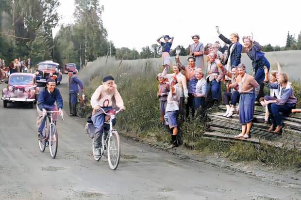 «Стальной дед» против чемпионов велоспорта