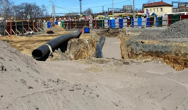 Более тысячи метров трубопровода поменяют на привокзальной площади в Нижнем Тагиле