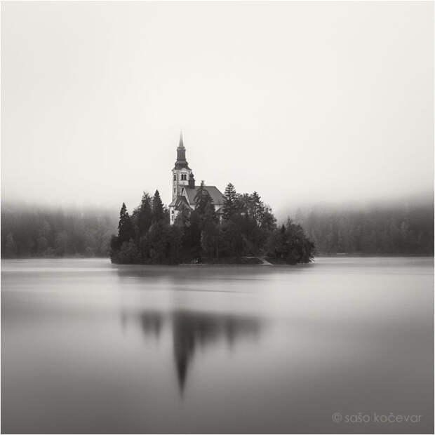 Чёрно-белые снимки Словении