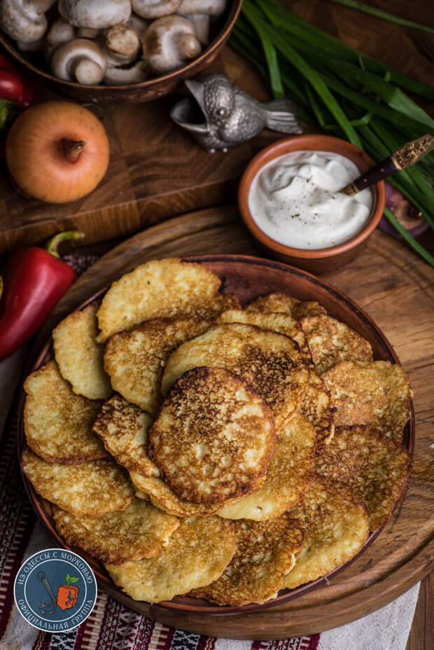 Картофельные солнца Из Одессы с морковью, Кулинария, Еда, Рецепт, Длиннопост, Фотография, Драники