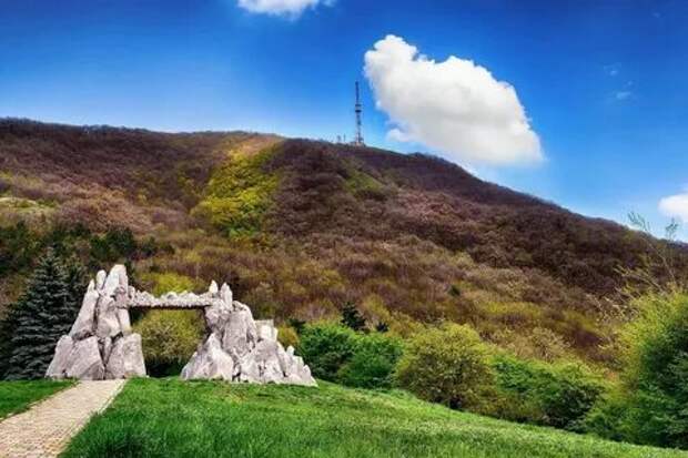 Гора Машук в Пятигорске.