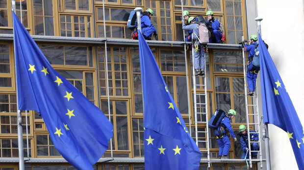 Флаги Евросоюза - РИА Новости, 1920, 21.10.2025