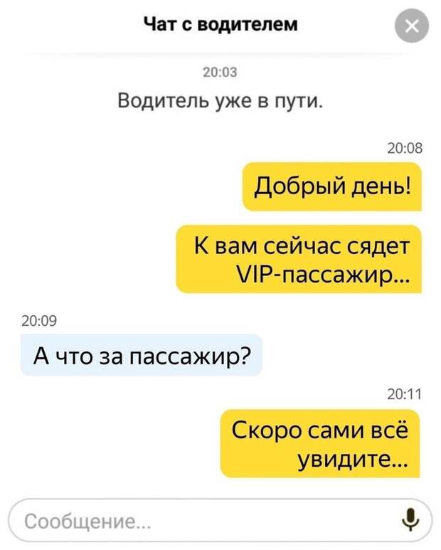 VIP пассажир