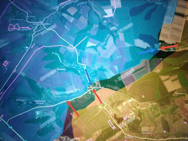 Карта СВО на Краматорском направлении, 12 февраля 2026 г.