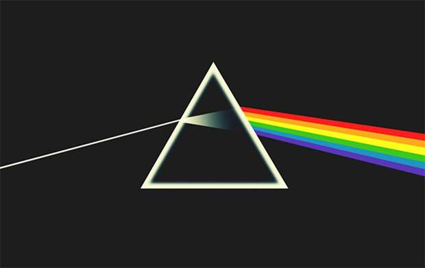 Обложка Pink Floyd «Dark side of the moon» (1973)