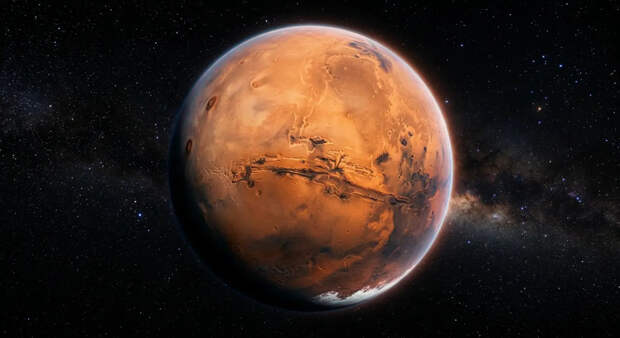 Странное темное пятно стремительно захватывает поверхность Марса