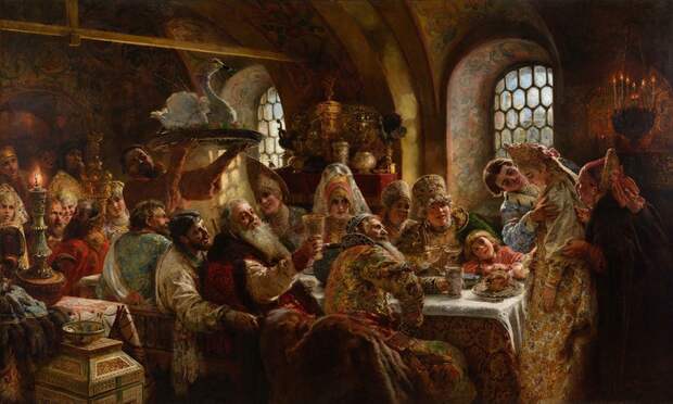 Boyar wedding by Konstantin Makovsky