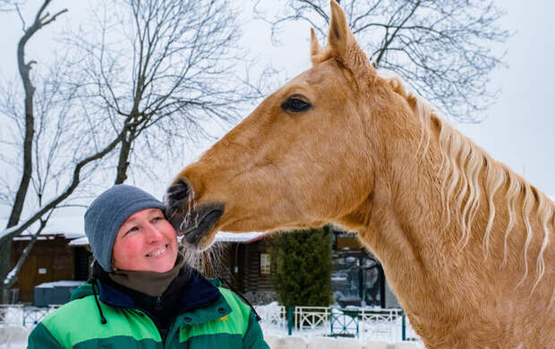 Огненная лошадь Пенелопа предсказывает погоду в Петербурге