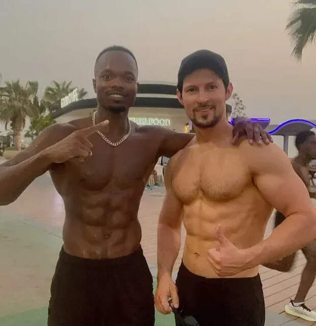 Павел Дуров с тренером