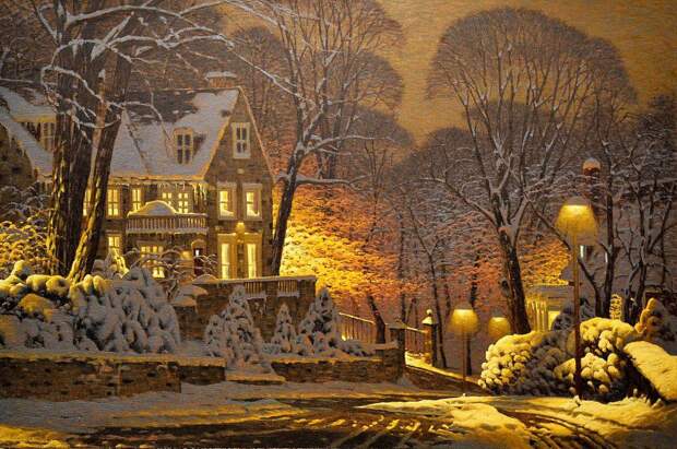 Рождественская сказка от канадского художника Ричарда Савойи (Richard Savoie)