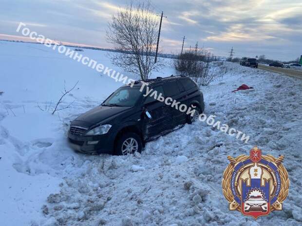 66-летний водитель пострадал в ДТП в Тульской области