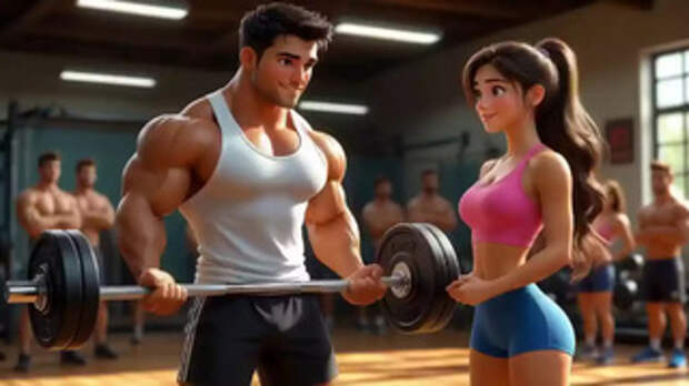 Спортивный зал / Изображение сгенерировано YandexGPT 5 Pro / Алиса / amic.ru