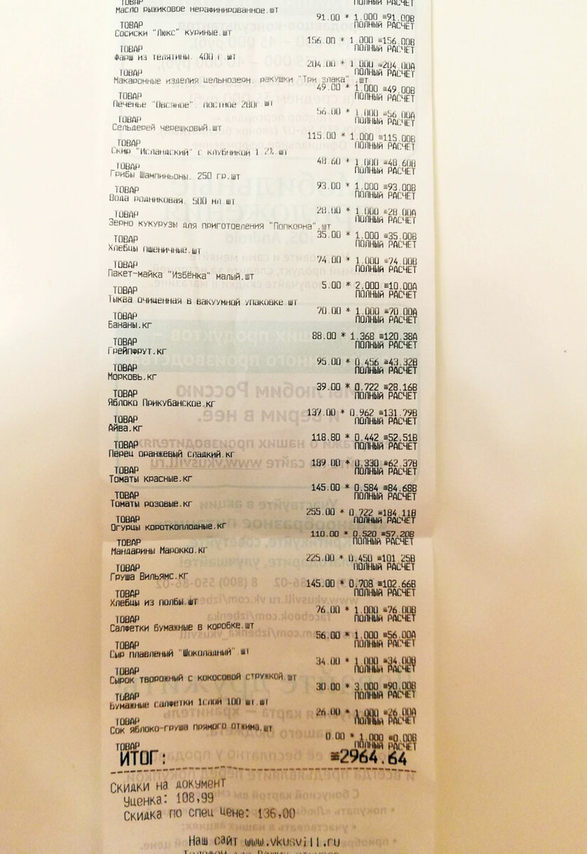 Похудела на 52 кг. Моя закупка продуктов на неделю