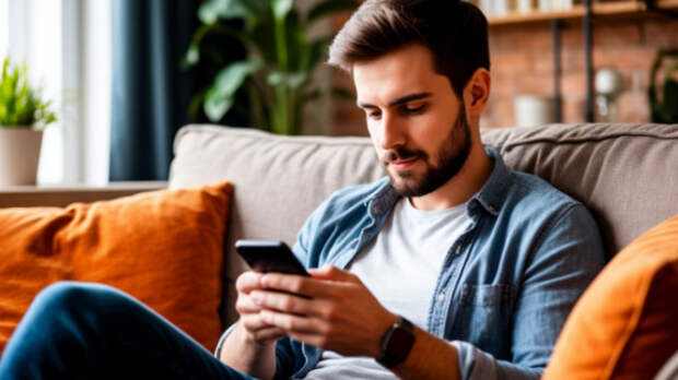 Россиянам посоветовали менять позу при длительном использовании телефона